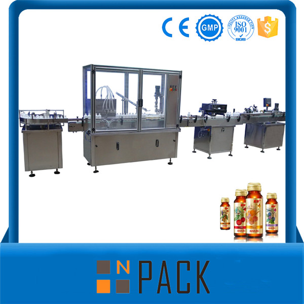 China furnizor automat de miere de lichid de sticla de miere