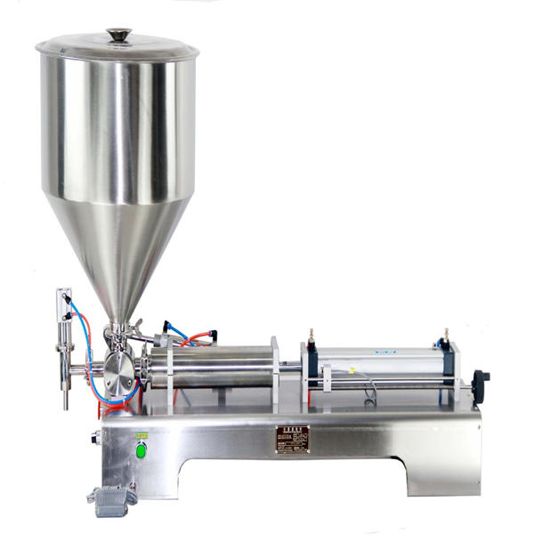 Mașină de umplere cu cremă cu piston semiautomatic