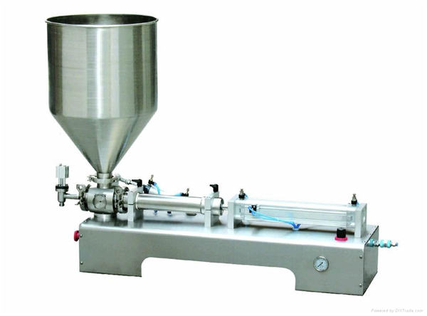 Mașină de umplere cu piston pneumatic, Mașină de umplere cu piston cu cremă groasă